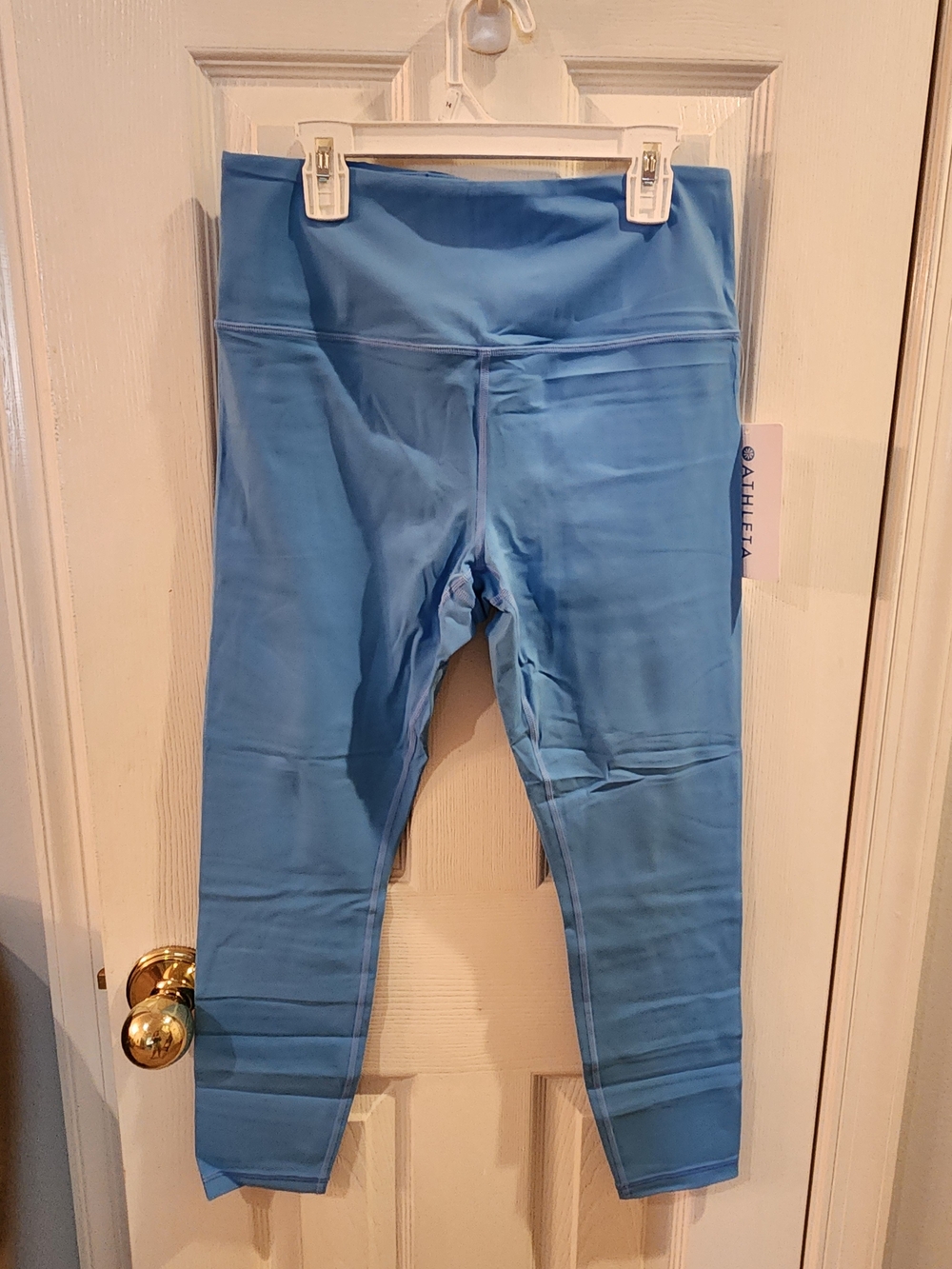 Athleta Girls Light Blue High-Rise Performance Leggings